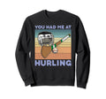 Hurling Helmet Athletic Goalkeeper Sweatshirt - Novelty Apparel for Adults - T-Shirt, Sweatshirt, Hoodie