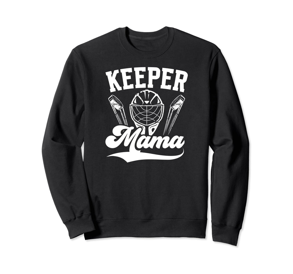 Ice Hockey Keeper Mama Ice Hockey Sweatshirt - Aesthetic Graphic Unisex - T-Shirt, Sweatshirt, Hoodie