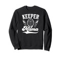 Ice Hockey Keeper Mama Ice Hockey Sweatshirt - Aesthetic Graphic Unisex - T-Shirt, Sweatshirt, Hoodie