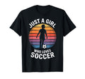 Just Who Loves Soccer Female Soccer T-Shirt - Unique Graphic Men Women - T-Shirt, Sweatshirt, Hoodie