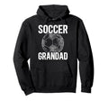 Soccer Grandad Grandpa Grandad Soccer Hoodie - Minimalist Print for Adults - T-Shirt, Sweatshirt, Hoodie