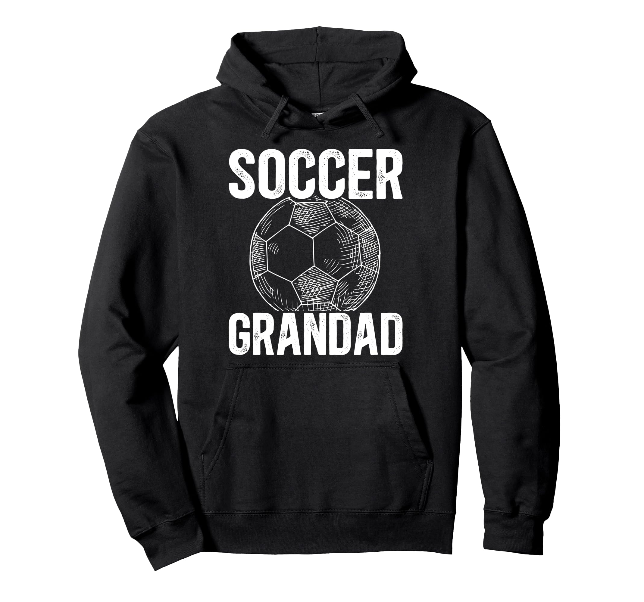 Soccer Grandad Grandpa Grandad Soccer Hoodie - Minimalist Print for Adults - T-Shirt, Sweatshirt, Hoodie