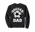 Soccer Dad Soccer Ball Distressed Sweatshirt - Custom Art Print Unisex - T-Shirt, Sweatshirt, Hoodie