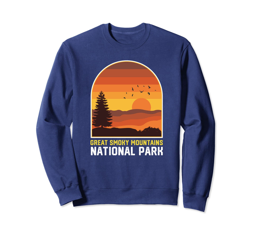 Great Smoky Mountains National Park Sweatshirt - Graphic Print for Adults - T-Shirt, Sweatshirt, Hoodie