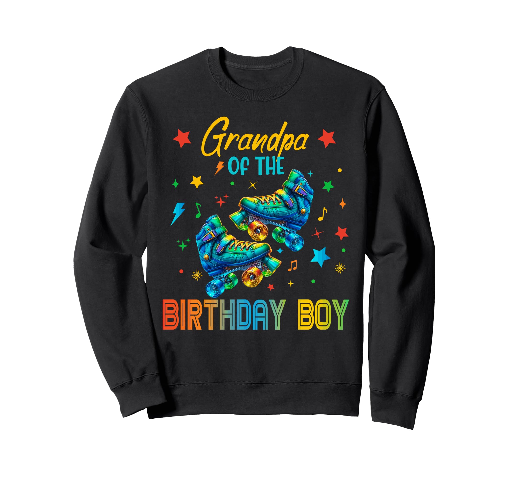 Roller Skates Birthday Skating Sweatshirt - Graphic Print Unisex - T-Shirt, Sweatshirt, Hoodie