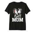 Ball Mom Baseball Soccer Mom Mothers T-Shirt - Aesthetic Graphic Unisex - T-Shirt, Sweatshirt, Hoodie