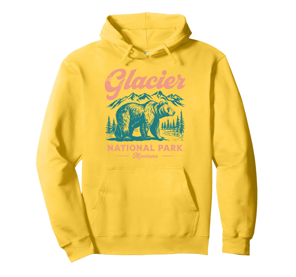 Glacier National Park Montana Usa Outdoor T-Shirt - Graphic Print Men Women - T-Shirt, Sweatshirt, Hoodie