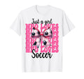 Just Who Loves Soccer Coquette Bow T-Shirt - Novelty Apparel Men Women - T-Shirt, Sweatshirt, Hoodie