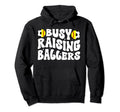 Busy Raising Ballers Softball Soccer Hoodie - Fun Novelty Design Men Women - T-Shirt, Sweatshirt, Hoodie