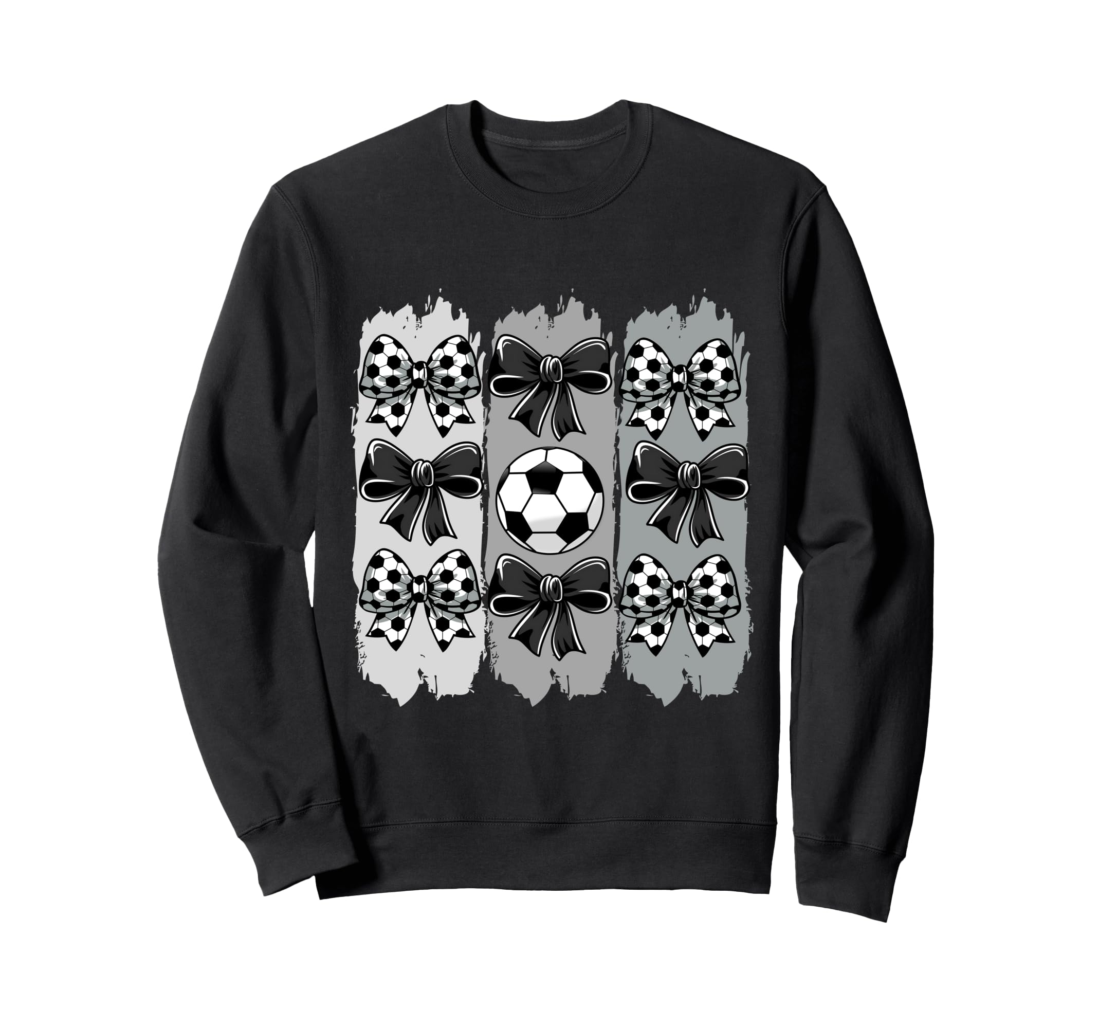 Soccer Coquette Bow Soccer Ball Sweatshirt - Fun Novelty Design for Adults - T-Shirt, Sweatshirt, Hoodie