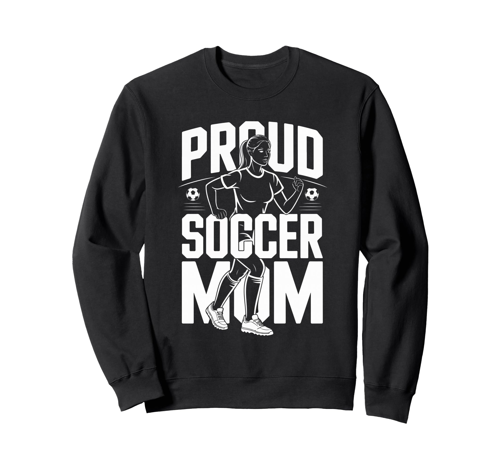 Proud Soccer Mom Sunset Vibes Sweatshirt - Fun Novelty Design for Adults - T-Shirt, Sweatshirt, Hoodie