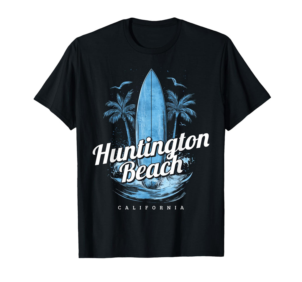 Huntington Beach California Surfing T-Shirt - Trendy Graphic for Adults - T-Shirt, Sweatshirt, Hoodie