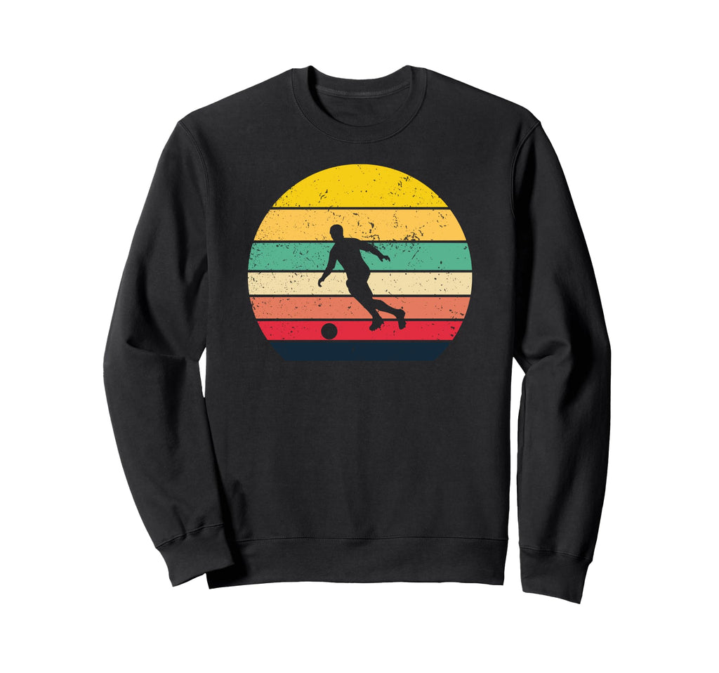 Sunset Football Soccer Sweatshirt - Minimalist Print for Adults - T-Shirt, Sweatshirt, Hoodie