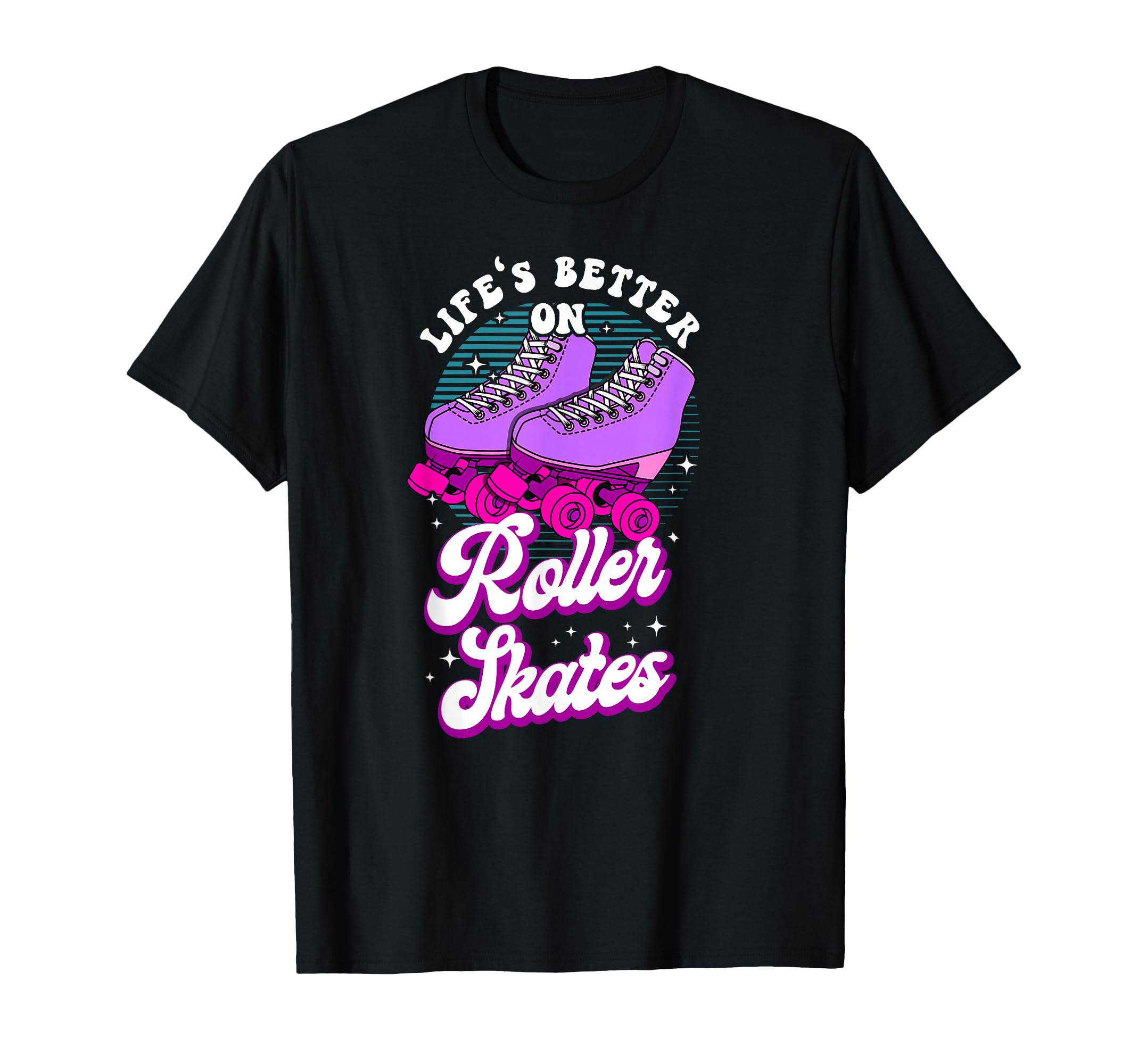 Roller Skating Skate 1970S T-Shirt - Custom Art Print Men Women - T-Shirt, Sweatshirt, Hoodie
