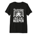 My Grandson Hockey Keeper Grandma T-Shirt - Fun Novelty Design Men Women - T-Shirt, Sweatshirt, Hoodie