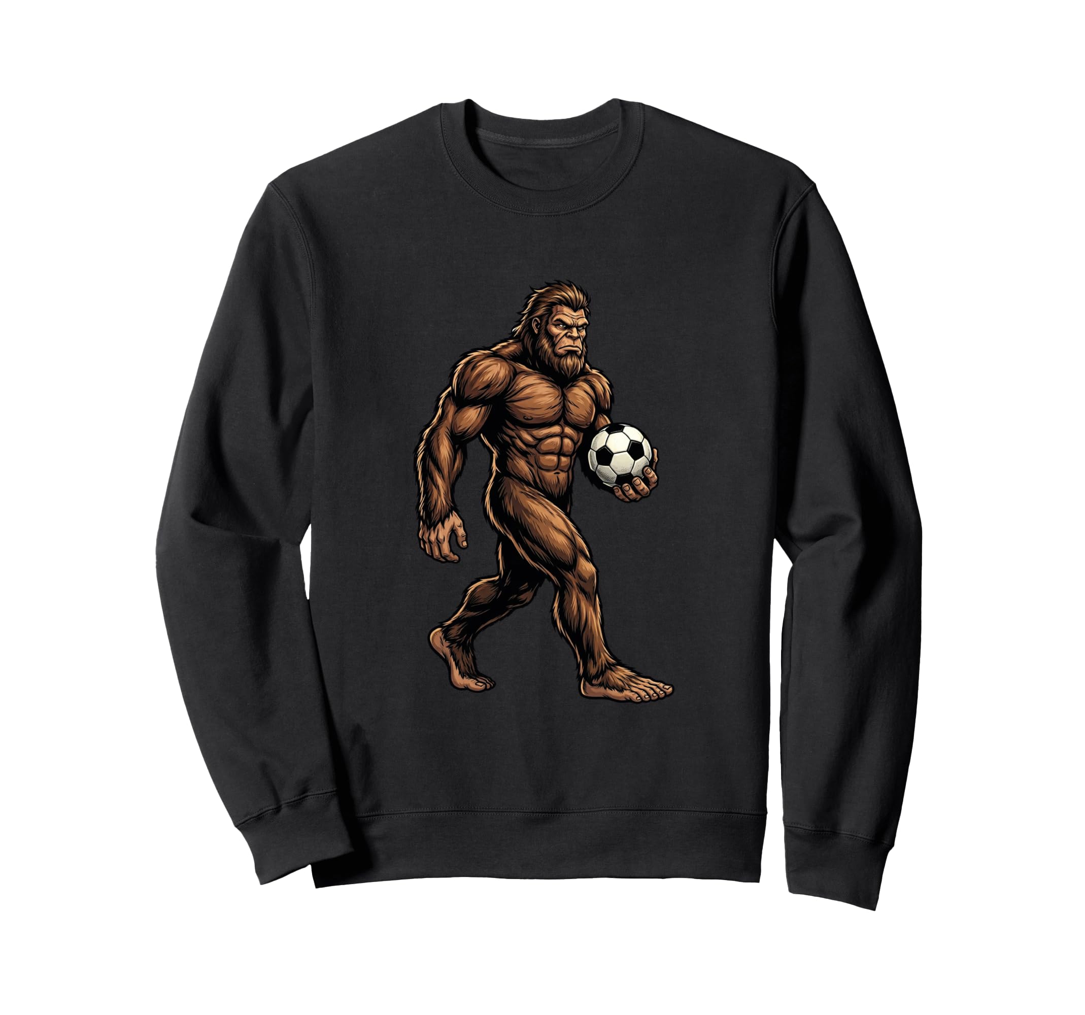 Funny Bigfoot Soccer Soccer Player Sweatshirt - Novelty Apparel Unisex - T-Shirt, Sweatshirt, Hoodie
