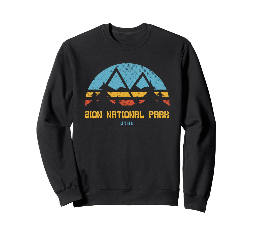 Zion National Park Utah Hiking Gift Sweatshirt - Unique Graphic Men Women - T-Shirt, Sweatshirt, Hoodie