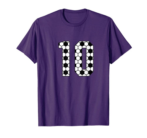 10 Soccer Jersey Favorite Player T-Shirt - Aesthetic Graphic for Adults - T-Shirt, Sweatshirt, Hoodie