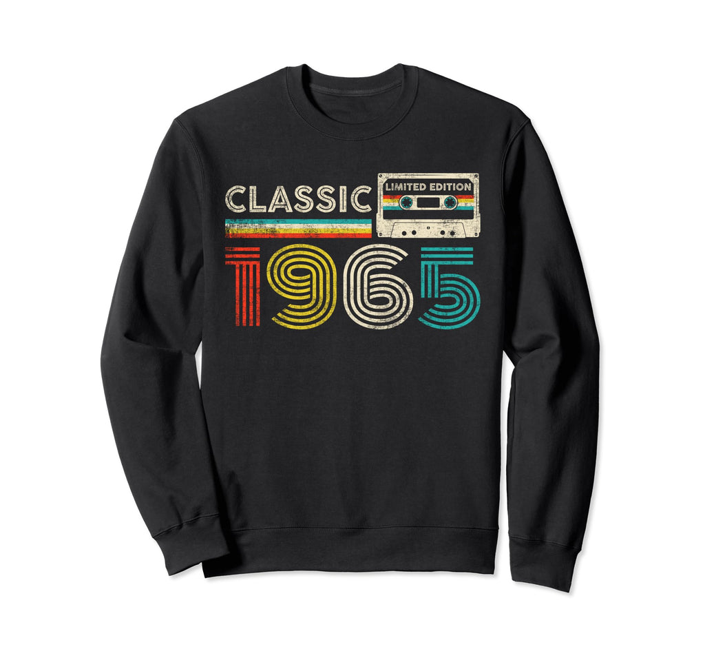 1965 1965 Cassette Tape Birthday Sweatshirt - Aesthetic Graphic Unisex - T-Shirt, Sweatshirt, Hoodie