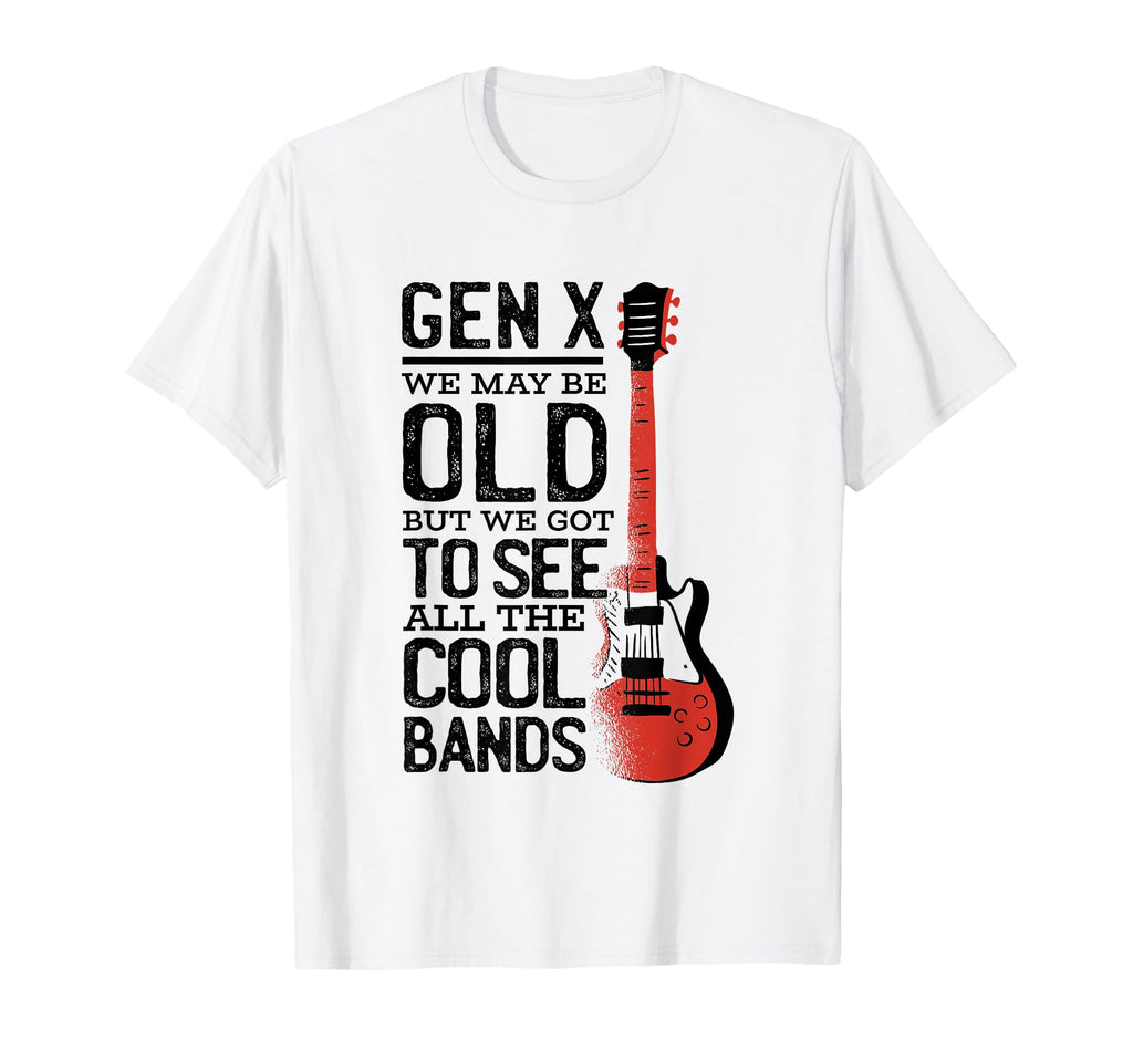 Gen X Music Bands Generation 80S T-Shirt - Fun Novelty Design Men Women - T-Shirt, Sweatshirt, Hoodie