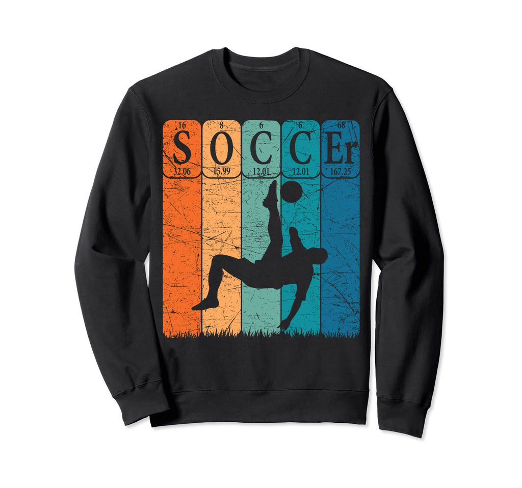 Soccer Periodic Table Elements Sweatshirt - Unique Graphic Men Women - T-Shirt, Sweatshirt, Hoodie