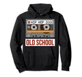 Old School Hip Hop Cassette Rap Music Hoodie - Minimalist Print Unisex - T-Shirt, Sweatshirt, Hoodie