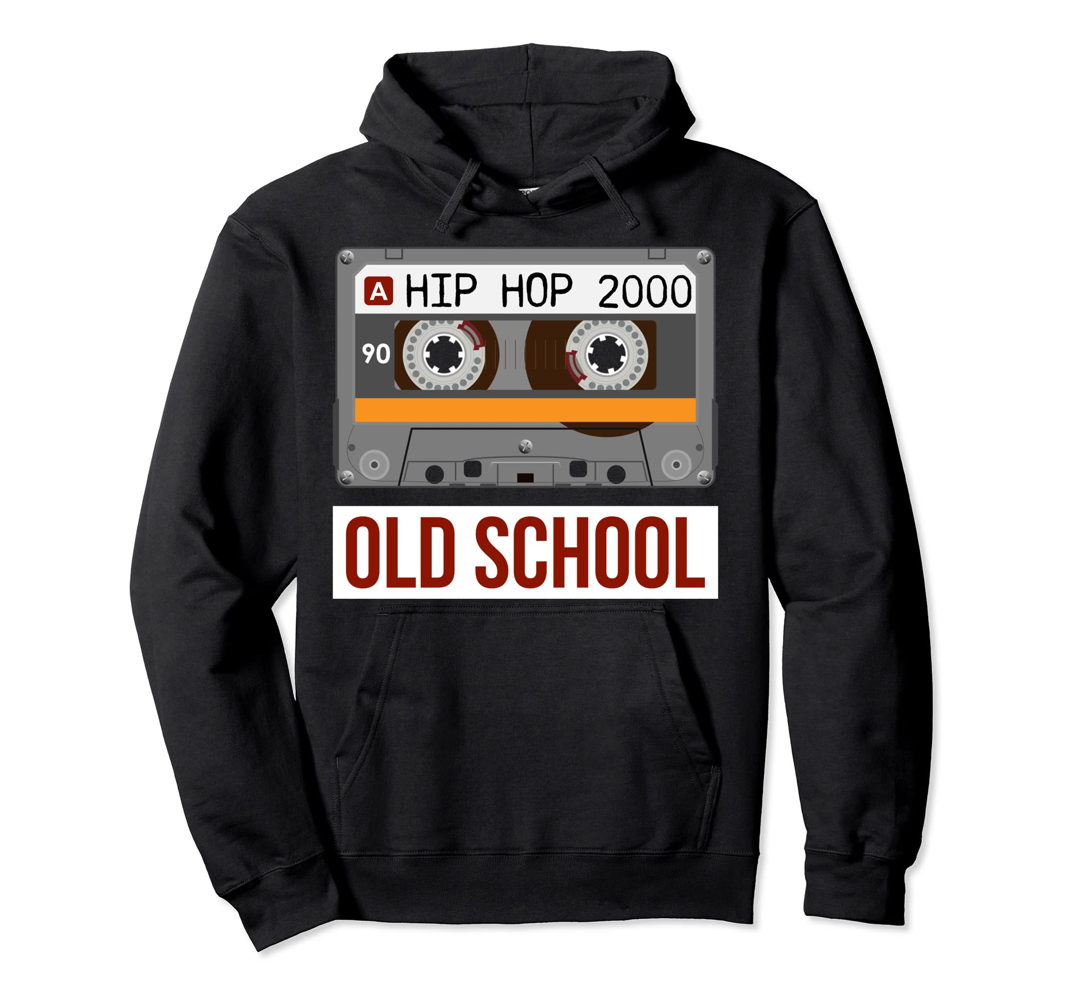 Old School Hip Hop Cassette Rap Music Hoodie - Minimalist Print Unisex - T-Shirt, Sweatshirt, Hoodie