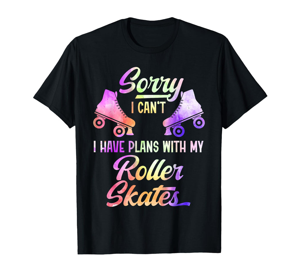 Roller Skating Skate 1970S Sorry I T-Shirt - Fun Novelty Design for Adults - T-Shirt, Sweatshirt, Hoodie