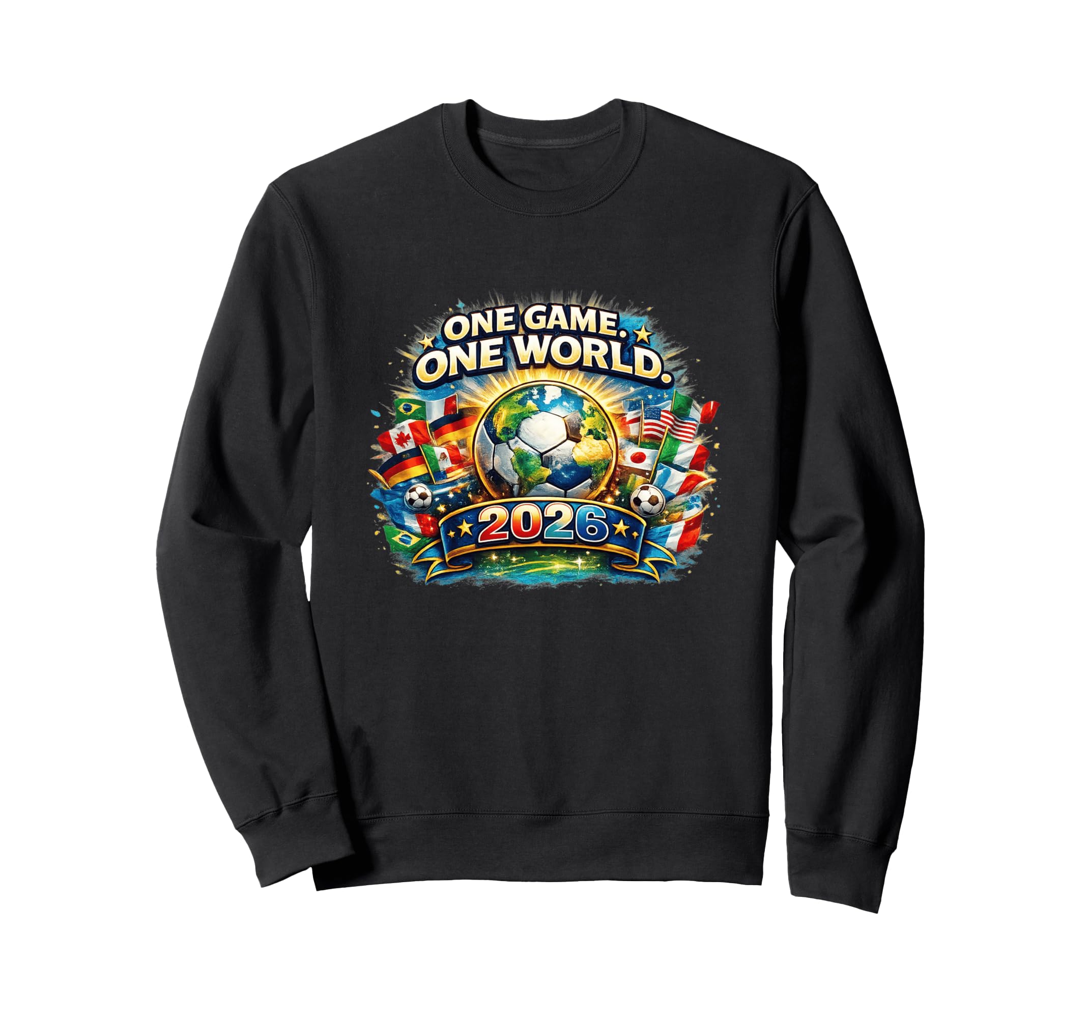 Global Soccer Fest 2026 North Sweatshirt - Aesthetic Graphic for Adults - T-Shirt, Sweatshirt, Hoodie