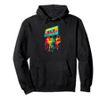 Dripping Paint Art Cassette Player Hoodie - Fun Novelty Design Men Women - T-Shirt, Sweatshirt, Hoodie