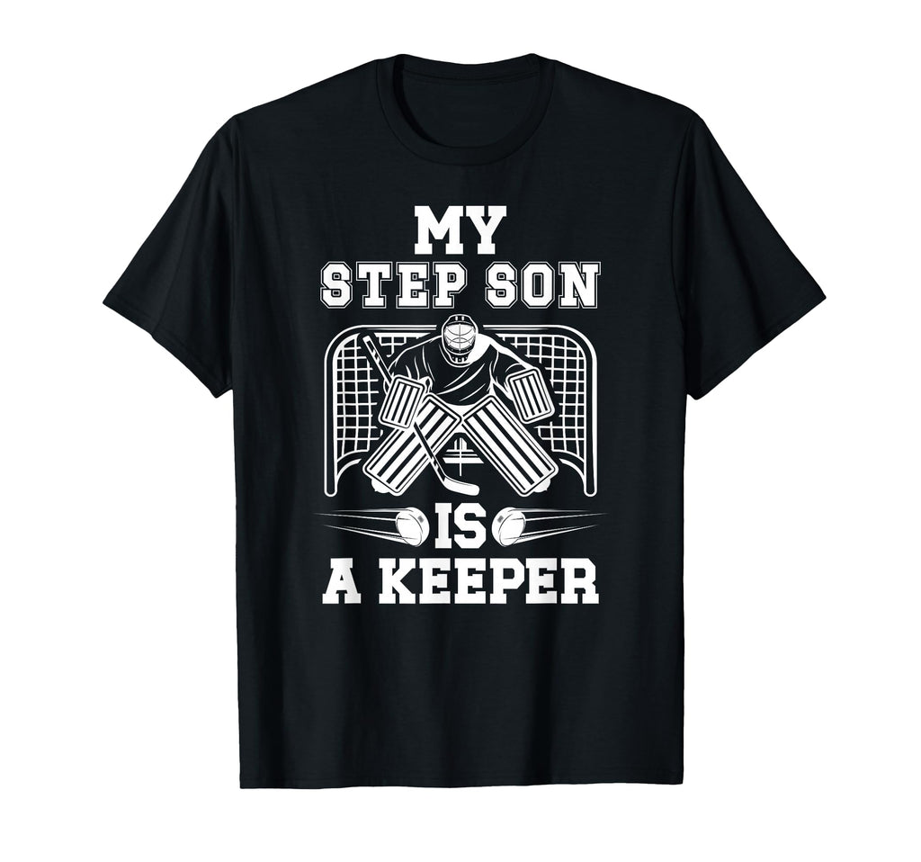 Hockey Keeper Step Mom Hockey Goalie T-Shirt - Trendy Graphic for Adults - T-Shirt, Sweatshirt, Hoodie