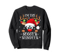 Soccer Reindeer Family Matching Sweatshirt - Unique Graphic for Adults - T-Shirt, Sweatshirt, Hoodie