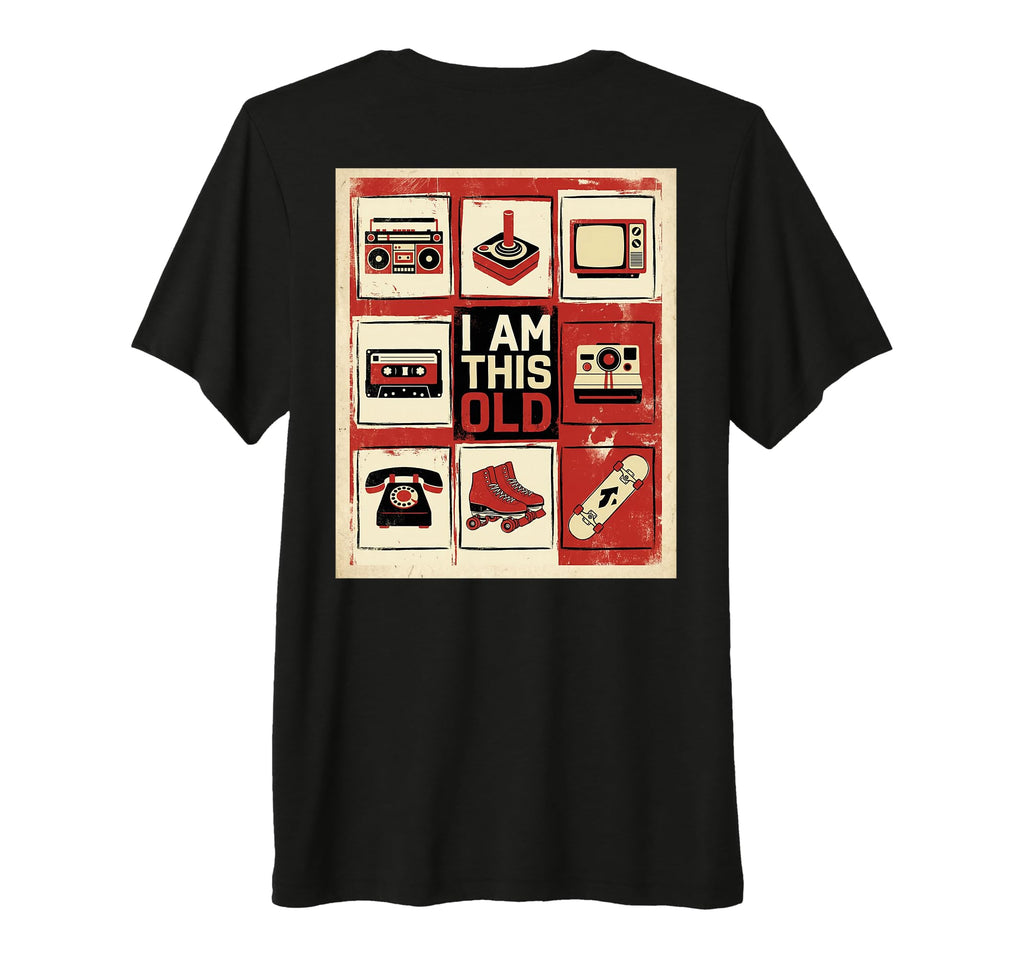 Nostalgia 80S Gifts Japanese Art 1980S T-Shirt - Fun Novelty Design Unisex - T-Shirt, Sweatshirt, Hoodie