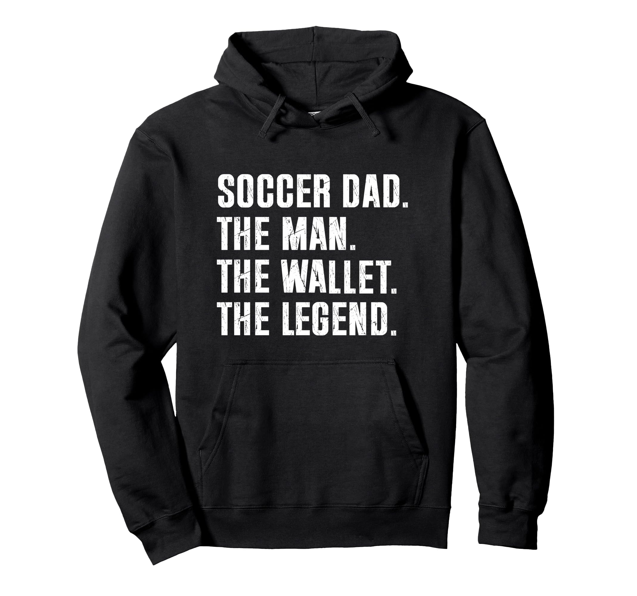 Soccer Dad Funny Wallet Legend Hoodie - Minimalist Print for Adults - T-Shirt, Sweatshirt, Hoodie