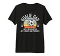 Mens Soccer Goalie Dad Soccer Keeper T-Shirt - Minimalist Print for Adults - T-Shirt, Sweatshirt, Hoodie