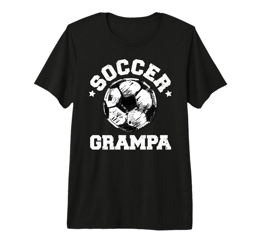 Mens Soccer Grampa Soccer Ball T-Shirt - Casual Everyday Wear Men Women - T-Shirt, Sweatshirt, Hoodie