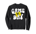 Groovy Softball Game Day Bow Game Sweatshirt - Minimalist Print Men Women - T-Shirt, Sweatshirt, Hoodie