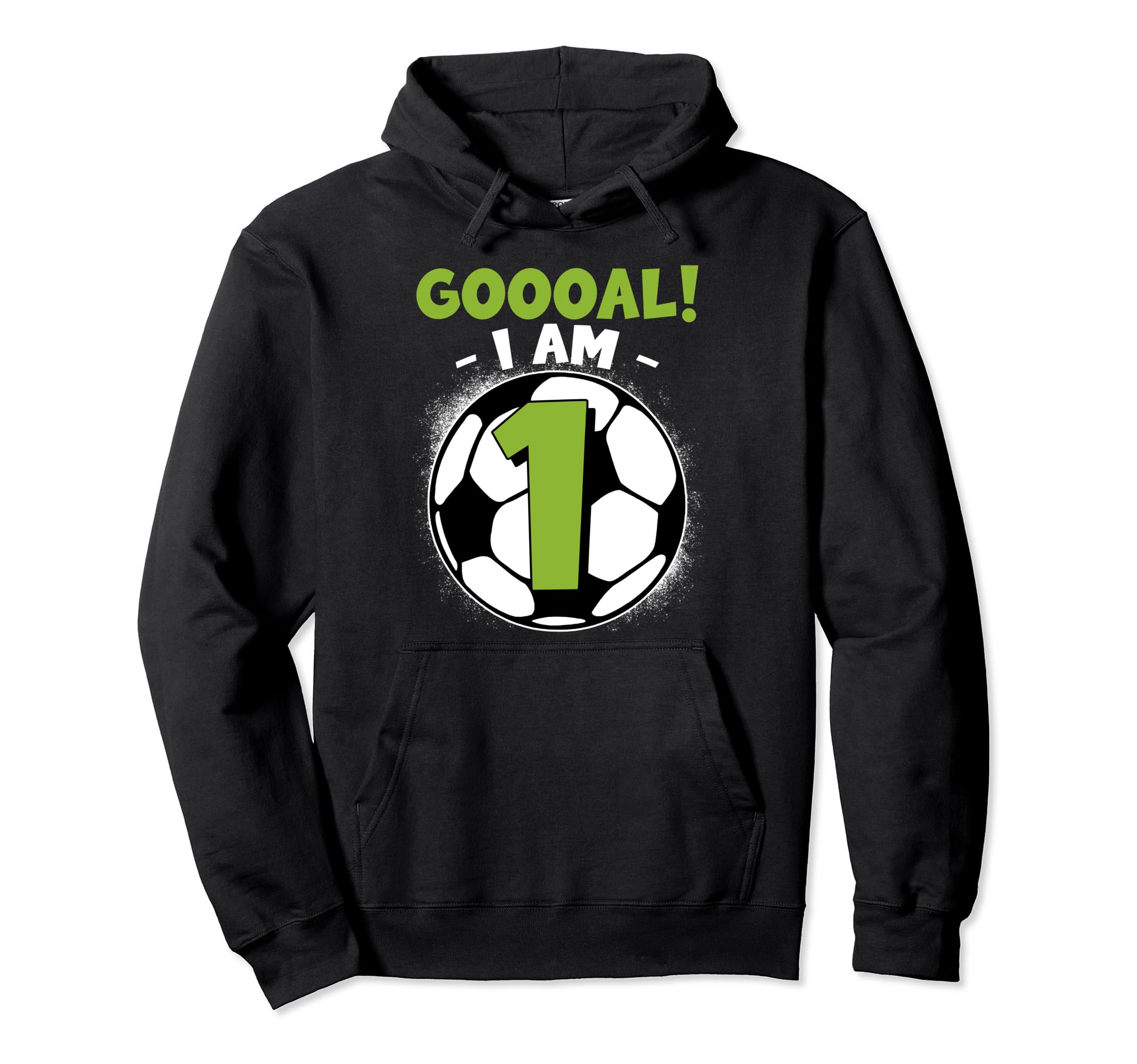 1 Year Old Birthday Soccer Themed 1Stb Hoodie - Graphic Print Men Women - T-Shirt, Sweatshirt, Hoodie