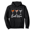 Ball Mom Funny Soccer Football Hoodie - Aesthetic Graphic for Adults - T-Shirt, Sweatshirt, Hoodie