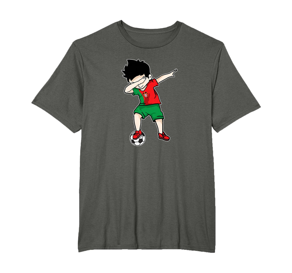 Dabbing Soccer Portugal Football T-Shirt - Aesthetic Graphic for Adults - T-Shirt, Sweatshirt, Hoodie