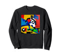 Soccer Player Colorful Soccer Lovers Fan Sweatshirt - Trendy Graphic Unisex - T-Shirt, Sweatshirt, Hoodie