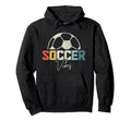 Soccer Vibes Soccer Player Hoodie - Aesthetic Graphic Unisex - T-Shirt, Sweatshirt, Hoodie