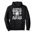 Proud Hockey Goalie Pop Pop Ice Hoodie - Casual Everyday Wear for Adults - T-Shirt, Sweatshirt, Hoodie
