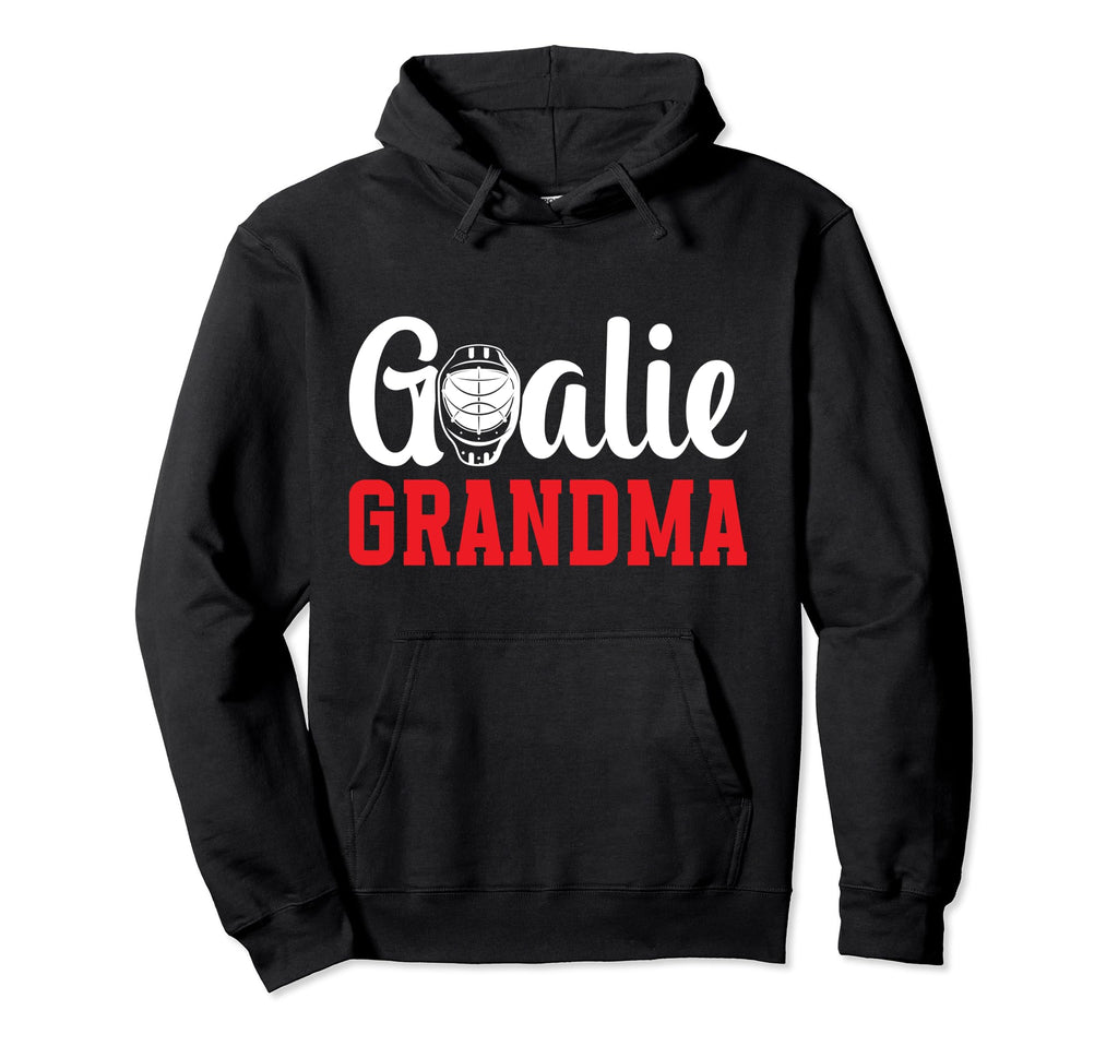Ice Hockey Goalie Grandma Hockey Hoodie - Minimalist Print for Adults - T-Shirt, Sweatshirt, Hoodie