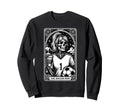 Funny Soccer Mom Skeleton Tarot Sweatshirt - Minimalist Print Men Women - T-Shirt, Sweatshirt, Hoodie