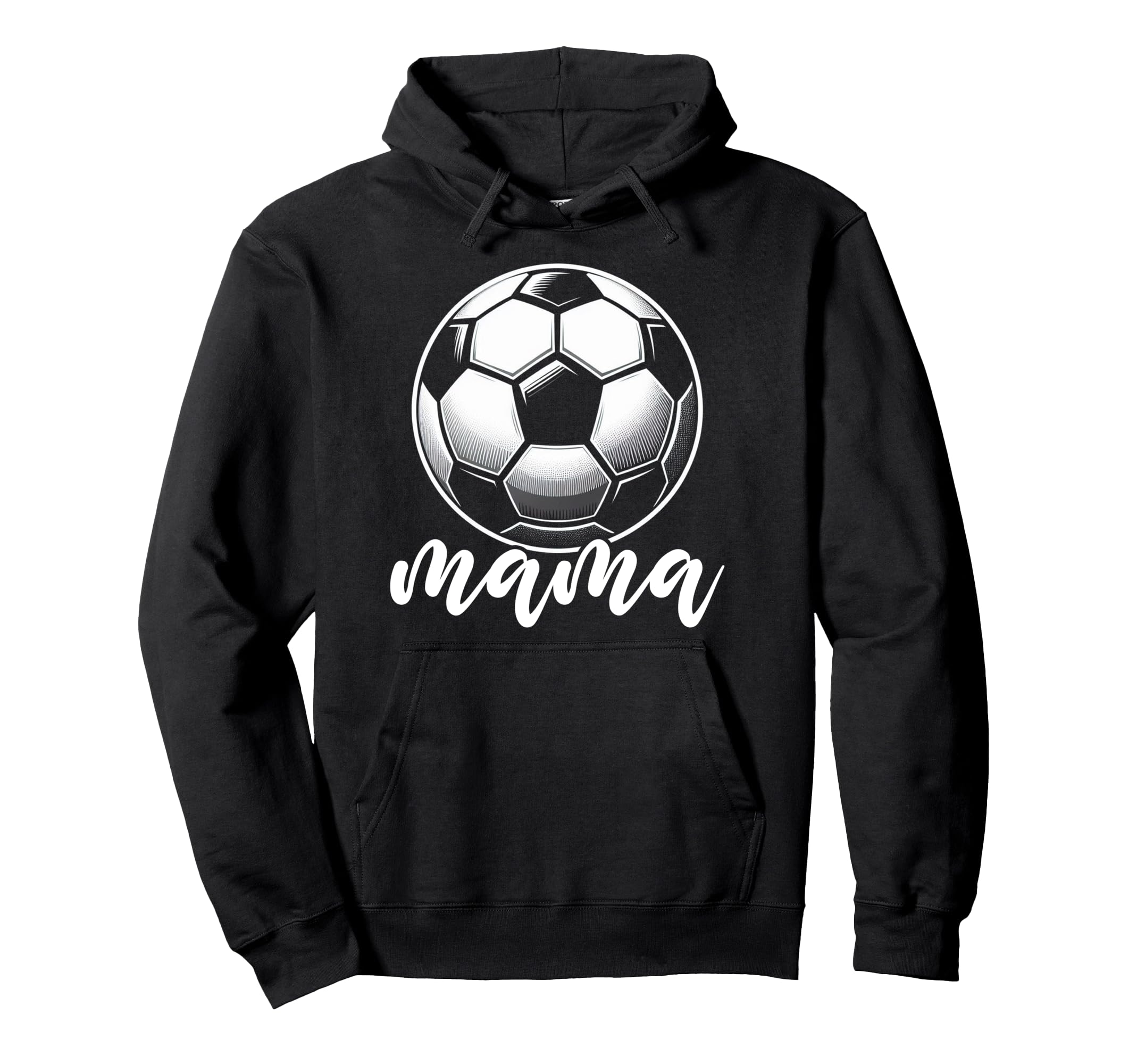 Soccer Ball Mama Soccer Season Hoodie - Minimalist Print for Adults - T-Shirt, Sweatshirt, Hoodie