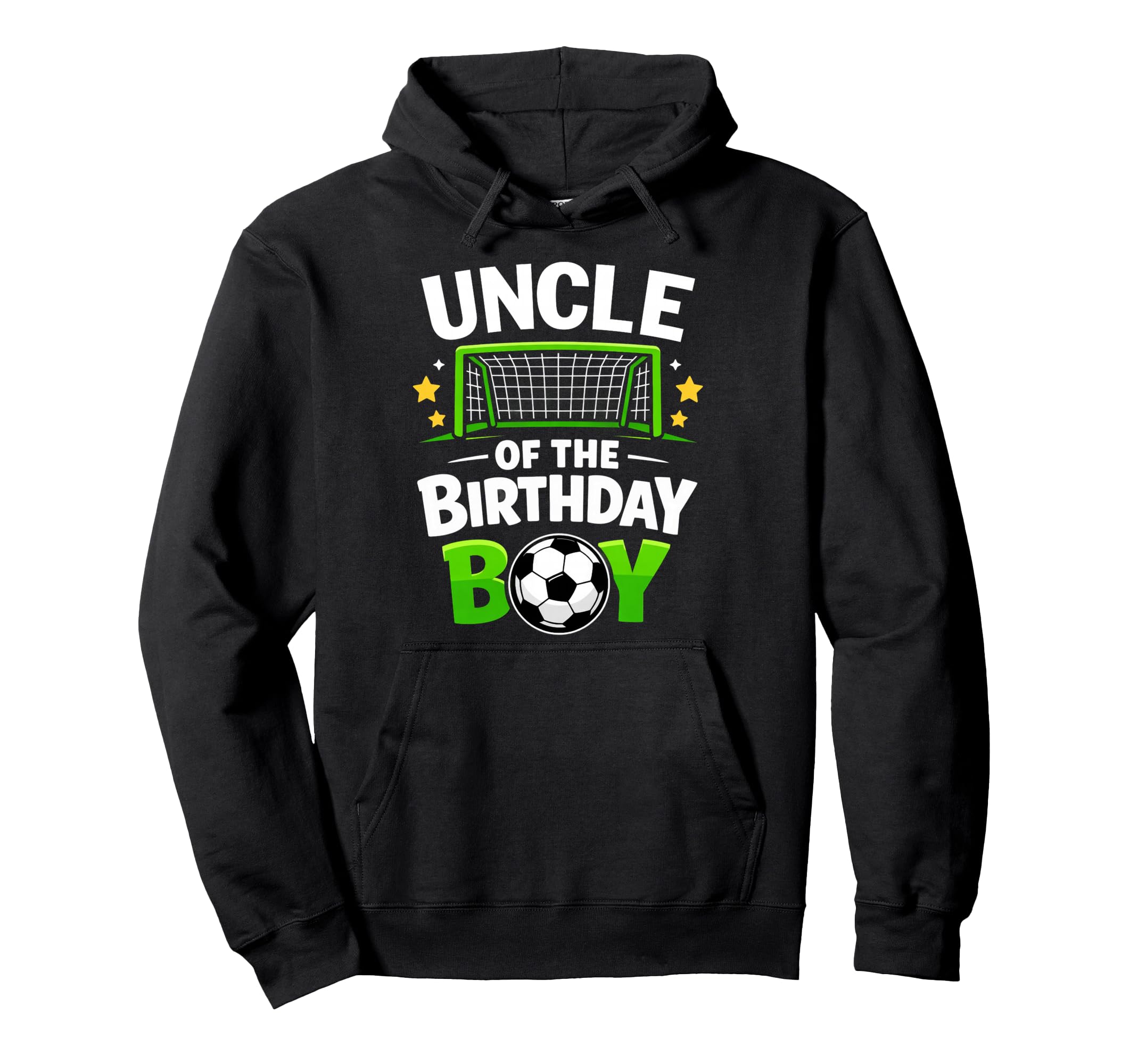 Uncle Birthday Soccer Ball Hoodie - Custom Art Print Unisex - T-Shirt, Sweatshirt, Hoodie