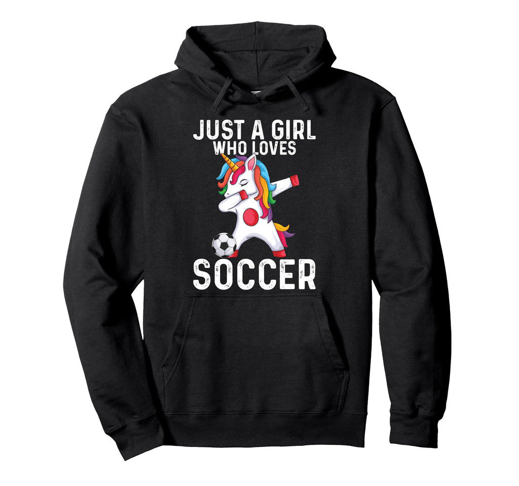 Funny Who Loves Soccer Hoodie - Casual Everyday Wear Men Women - T-Shirt, Sweatshirt, Hoodie