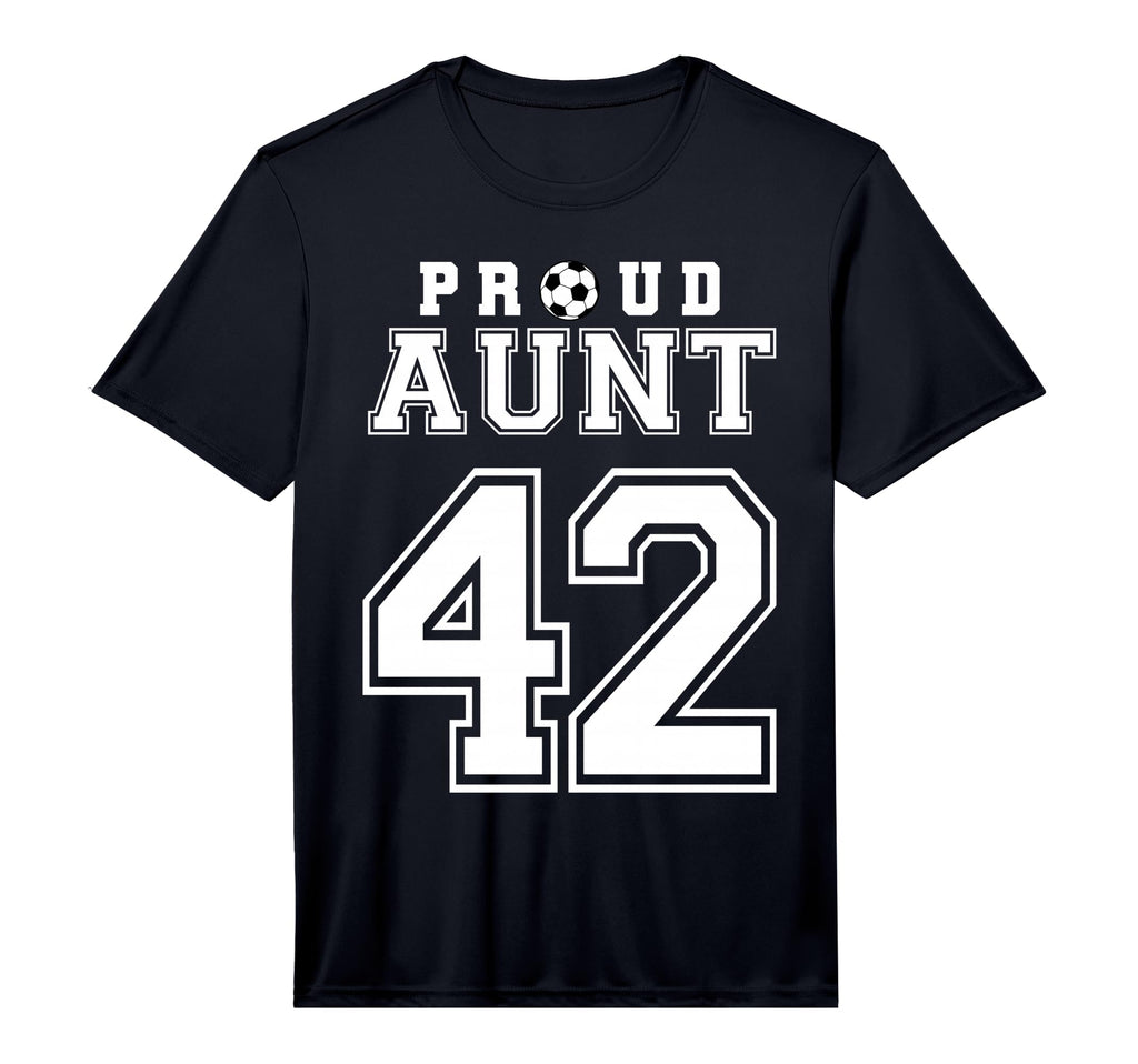 Number 42 Custom Proud Soccer Futbol T-Shirt - Unique Graphic Men Women - T-Shirt, Sweatshirt, Hoodie