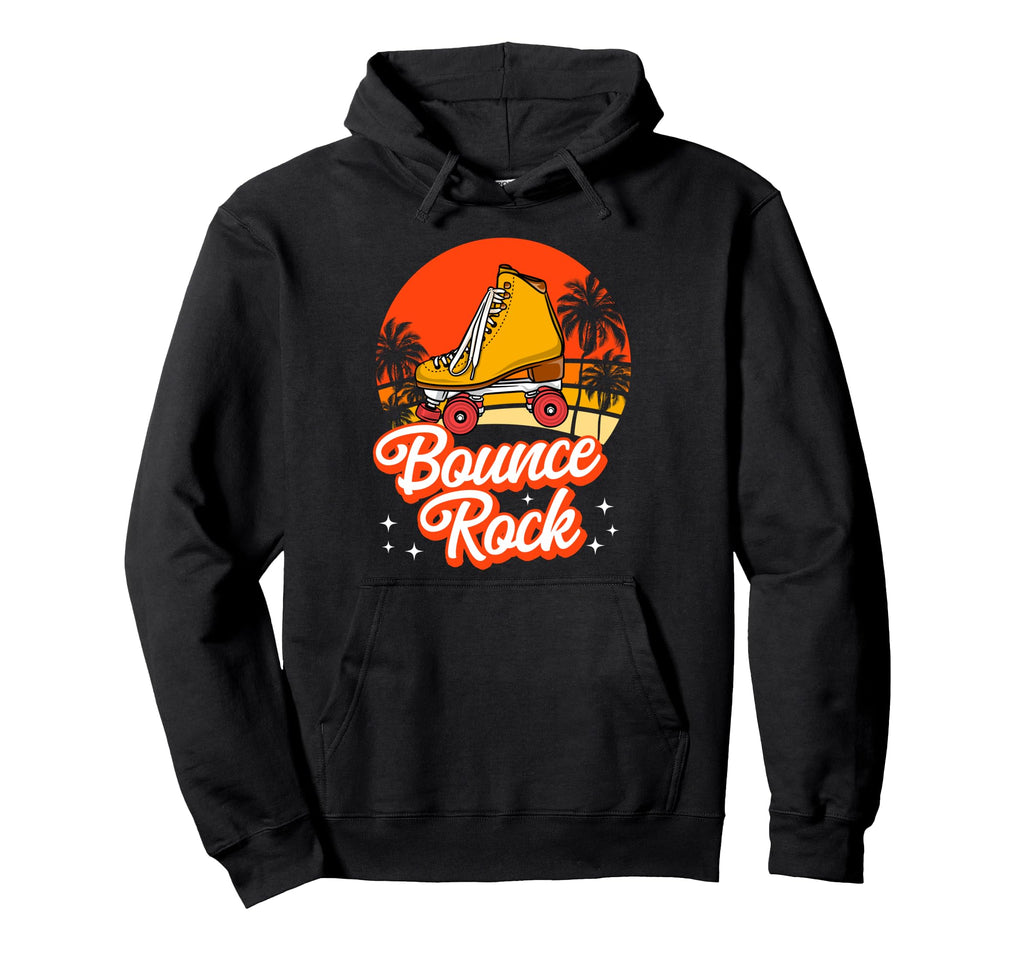 Roller Skating Skate 1970S Beach Hoodie - Unique Graphic Unisex - T-Shirt, Sweatshirt, Hoodie
